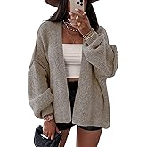 LILLUSORY Chunky Cardigan Sweaters for Women Oversized Long Trendy Early Fall Outfits Fashion Cozy 2026 Winter Clothing