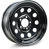 LIBRA 15 x 5 Trailer Wheel 5 Lug on 5" Bolt Pattern Black Mod -17027