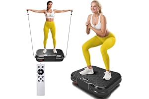 NXSCI Vibration Plate Exercise Machine,Vibrating Platform for Lymphatic Drainage with 250 Speeds,450 lbs Weight Capacity,Vibrated Plates for Weight Loss,Full Body Workout Equipment for Fitness at Home