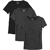 Sosolism Women's Maternity Nursing Tops for Breastfeeding Shirt 3-Pack