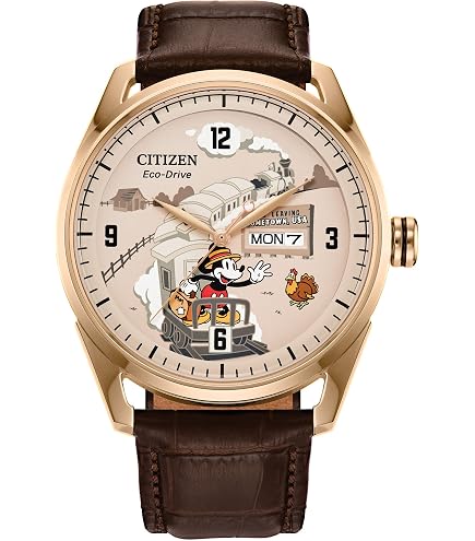 Amazon.com: Citizen Eco-Drive Men's Disney Mickey Mouse Aviator