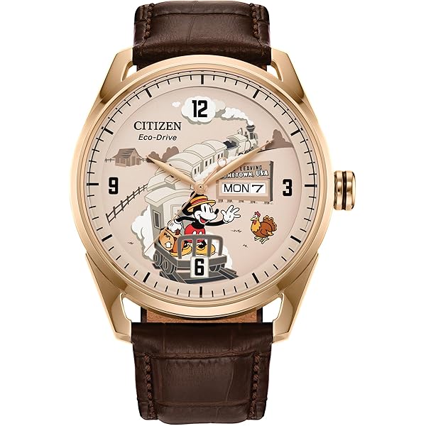 Amazon.com: Citizen Eco-Drive Men's Disney Mickey Mouse Aviator