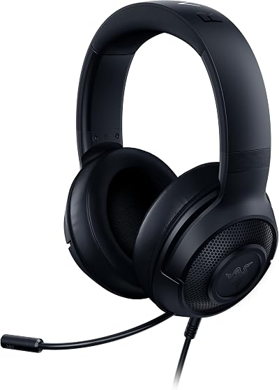 Razer Kraken X Lite Wired Ultralight PC Gaming Headset 7.1 Surround Black