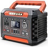 Progeny 300W Portable Power Station, 299Wh/80818mAh Solar Generator with 12V Regulated DC, AC Pass-Through Charging, Wireless