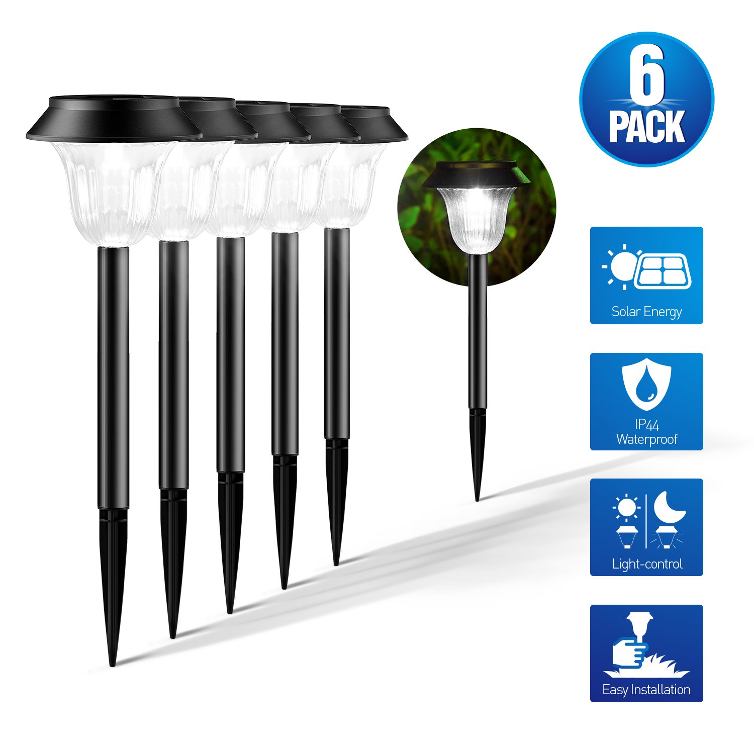 Buy Solar Garden Lights Solar Pathway Lights Solar Lights Outdoor, Set