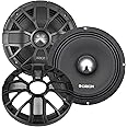 ORION XTR XSM654SL Ultra Efficient Shallow Slim 6.5” Mid-Range Bullet Loudspeakers W/Grills, 1200W Max Power, 300W RMS, 4 Ohm - Pro Car Audio Stereo, Midrange Speakers (Pair)