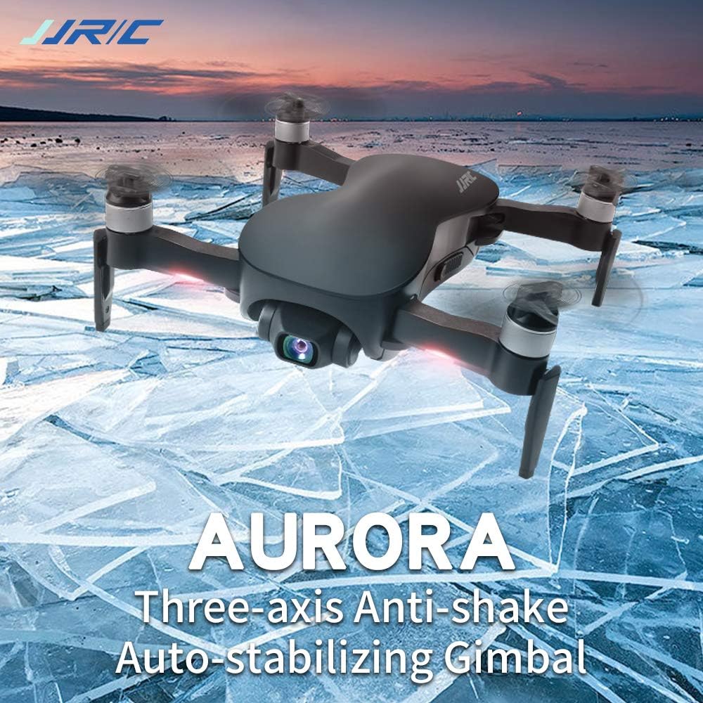 YTGOOD JJRC X12 Wifi GPS Drone with HD Camera Live video and GPS Return Home Quadcopter with Brushless Motor & 90°Adjustable Camera-Follow Me,Long Control Range black