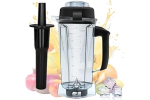 KALAGEEN For vitamix Blender Pitcher 64 oz Replace 5200 6300 VM0101 VM0102 vitamix Blender Container Tamper,vitamix Blender Pitcher,vitamix blender Cup 64 oz Classic Explorian Professional Series,3 YR GNTEE
