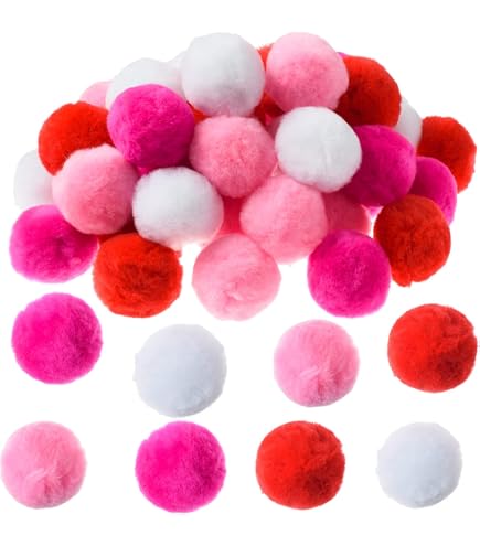 SUNNYCLUE Halloween-Pompons – 100 Stück, 30 Mm, Orange/schwarz | Flauschige Bommel Für Deko & Basteln