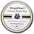KingsFleet - Cutting Board Wax | 3.2oz | Conditioner - Canadian Made - Food Safe - Simple and Effective Ingredients