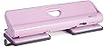 Perforatore A 3 Fori Enday Portatile Rosa - Capacità 5 Fogli, Vassoio Trucioli Rimovibile E Righello Incluso - Ideale Per Scuola E Ufficio