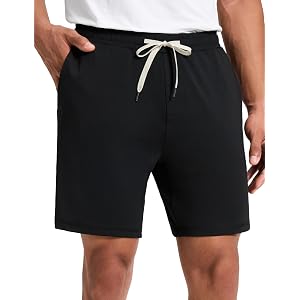 CRZ YOGA Performance Workout Shorts 7" | Soft-Dry Handfeel, Knit fabric, Stretch, Pockets, for Men
