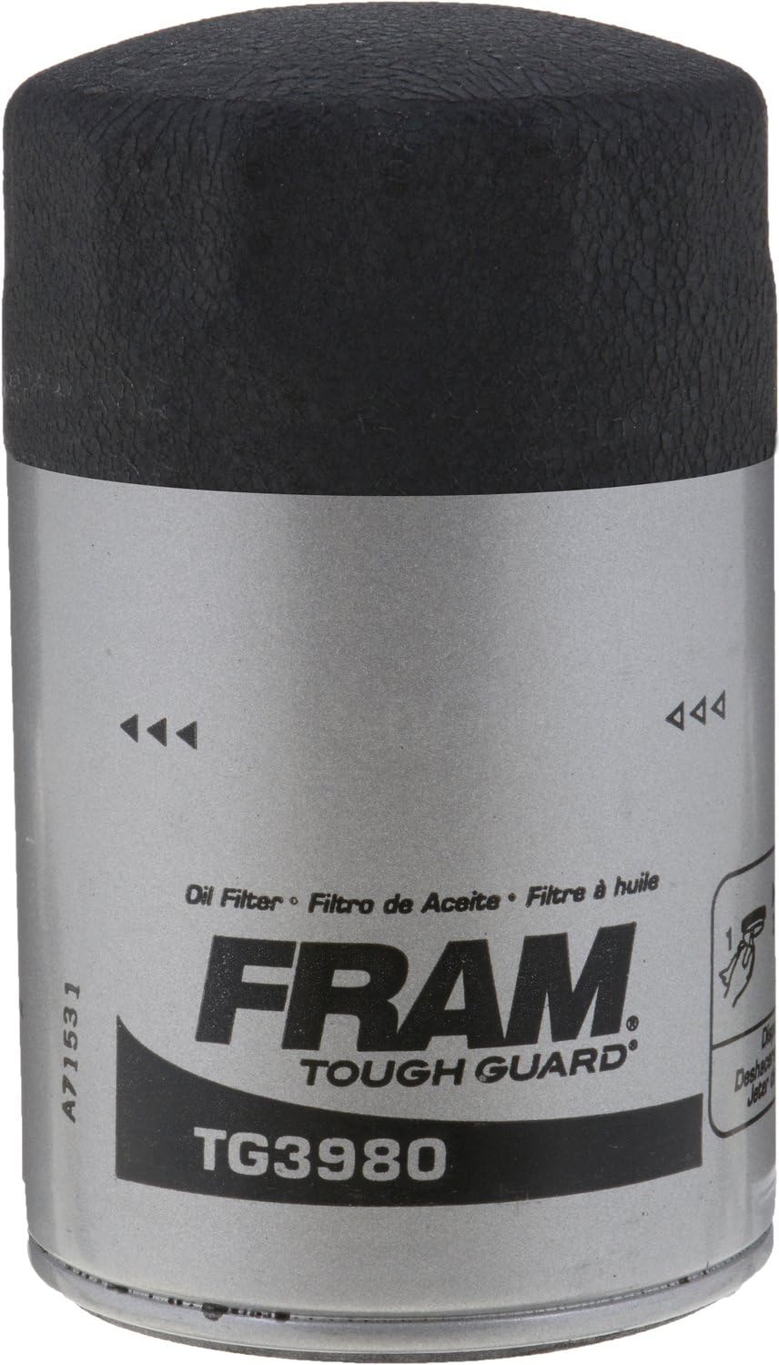 FRAM Tough Guard TG3980, 15K Mile Change Interval Spin-On Oil Filter: Automotive