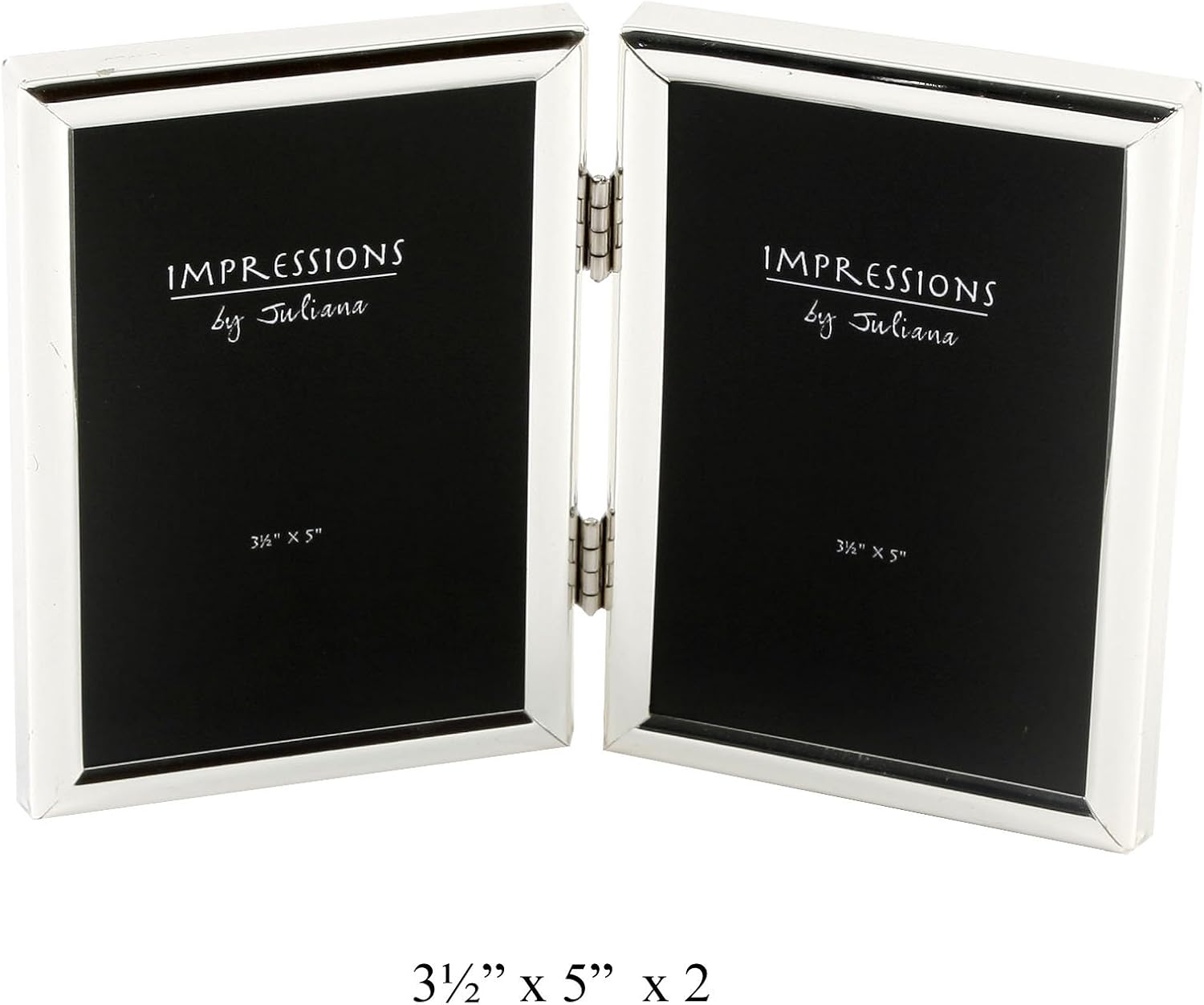 Cadre Double Impressions By Juliana FS284 - 4x6" (10x12") - Argenté - NEUF En Boîte