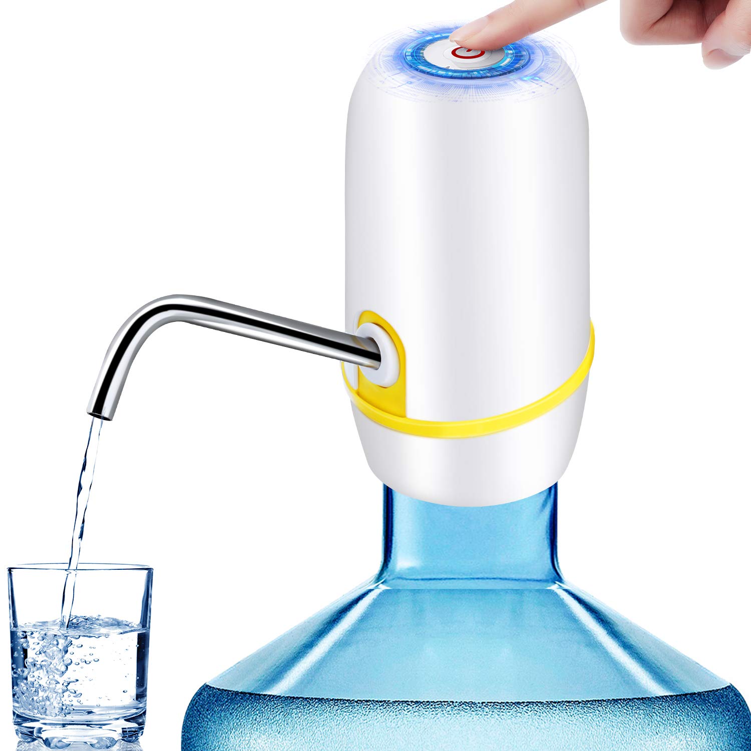 Water Bottle Pump USB Charging Automatic Drinking Water Pump Portable