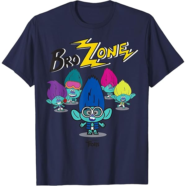 Trolls 3-Pack T-Shirts – BKRC9134/FBA Character Tees For Kids, Official Movie Merchandise - View #6