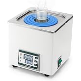 MEKIBOT 3L Digital Water Bath, 304 Stainless Steel Lab Heating Bath for Research Testing