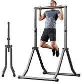 Foldable Pull Up Bar Station 66.1''-84.6'' Power Tower
