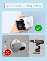 GNCC C2 Indoor Security Camera 2K Motion Sound 2 Way Audio SD Cloud view 4