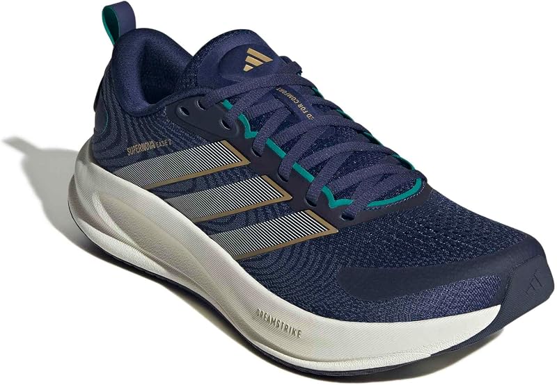 Homme Supernova Ease 2 Running Shoes, Dark Blue/Off White/Matte Gold, 42 2/3 EU