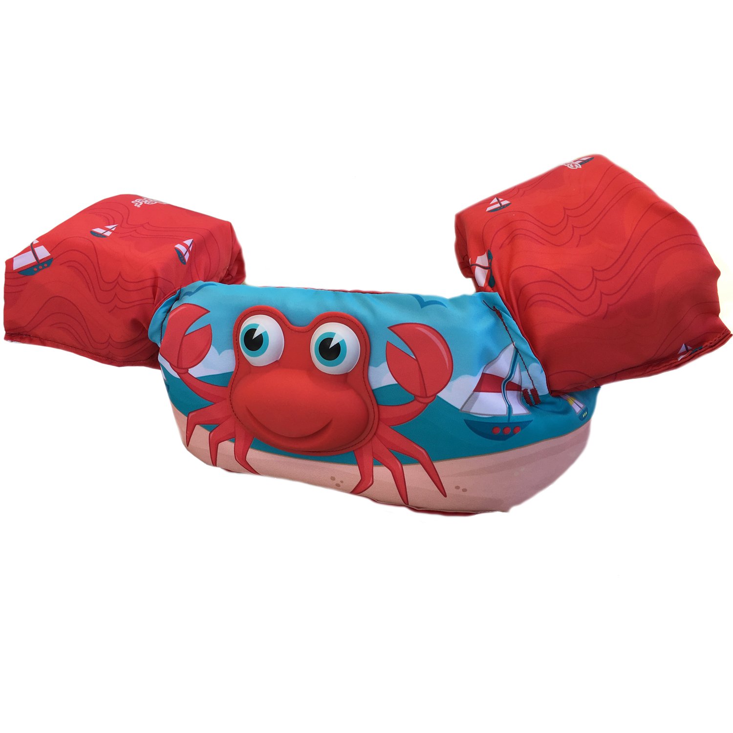 Stearns Puddle Jumper Bahamas 3D Life Jacket Red Crab kid kids safety