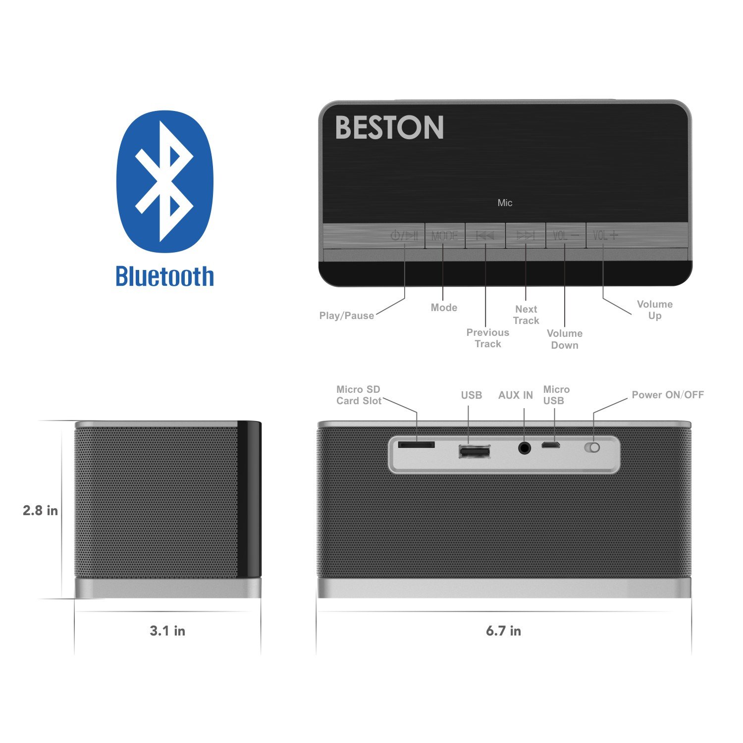 beston bluetooth speaker
