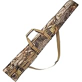 INSSTUID Rifle Case Shotgun Cases Soft - Water Resistant Padded Gun Carry Bag for Scoped Rifles with 3 Accessory Pockets for Hunting Tactical Shooting Range Adjustable Shoulder Strap