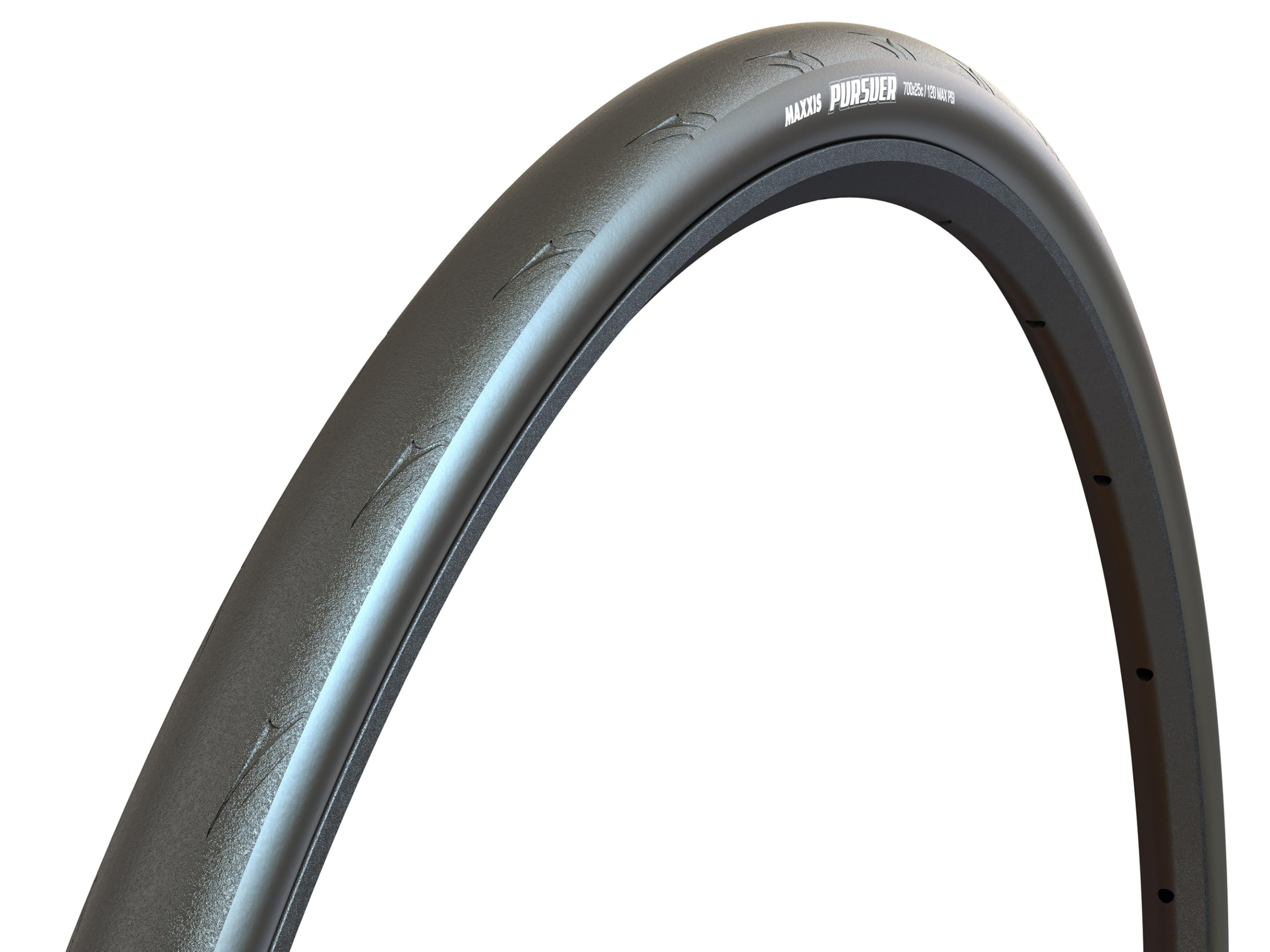PURSUER ROAD 700X25C 60 TPI FOLDABLE, Black