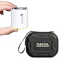 Flextailgear Tiny Air Pump X Grey Bundle with Protective Organizer Mini Storage Box