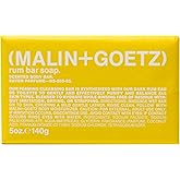MALIN+GOETZ Rum Bar Soap | Triple-Milled Cleansing Bar with Glycerin + Natural Hydrating Ingredients | Gently Cleanses, Softens + Moisturizes Skin | Long-Lasting, Residue-Free Formula (5 oz.)