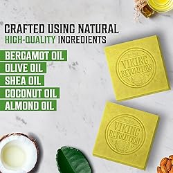 Viking Revolution Bergamot Natural Soap for Men
