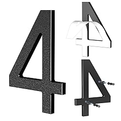 LUCK HOUSE 6 Inch Modern House Numbers for