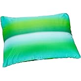 FABSKIY Squishy Neck Microbead Throw Pillow, with Removable Cover 16 and 12Inches Soft Travel Body Bed Pillow Bead Pillow for Kids Adult Chair Sleeping Car Seat (Forest Green)