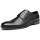 DECARSDZ Mens Classic Formal Oxford Lace-up Patent Leather Shoe for Men Wedding Suit Tuxedo Dress Shoes