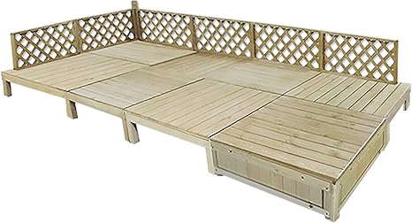 Amazon ウッドデッキ キュート 収納ボックス フェンス付 Acq 2 0坪 3600 1800mm 収納ボックス1個タイプ Aks 105 112 129 ガーデンデッキ Diy 天然木 組立式 収納庫 収納box 施工 旭興進株式会社 Jj Prohome Diy 工具 ガーデン