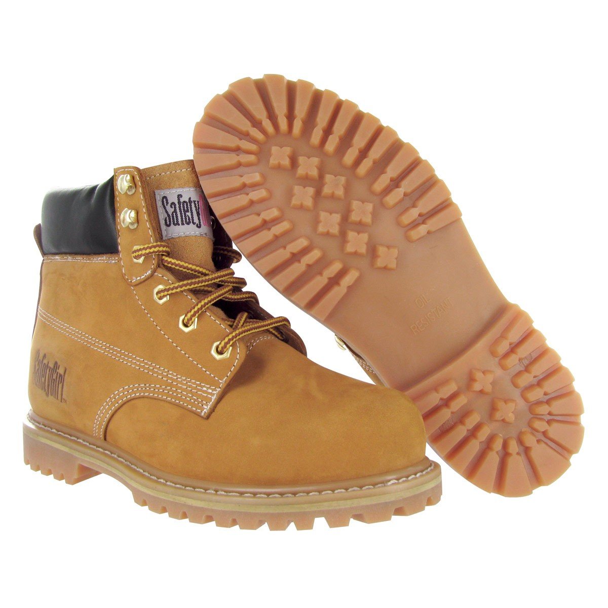 safety girl steel toe work boots