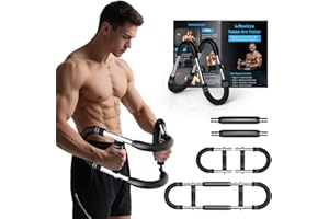 ROVISTA Twister Arm Trainer – 40–90lb Adjustable Resistance Chest Workout Equipment – Portable Chest Clip Trainer and Arm Exerciser for Visible Gains and Sculpted Muscle