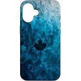 Blue Black Ice Case Case for iPhone 16