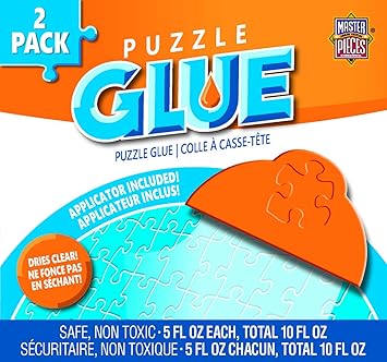 MasterPieces Puzzle Glue 2 Accessory Bundle Pack, 5-Ounce, 2-Pack