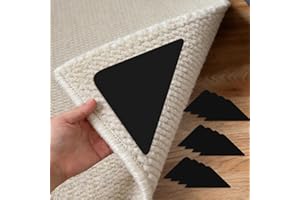 Carpet Tape 12 Rolls Double-Sided Adhesive Floor Tape Non-Slip Heavy Duty Tape for Carpet Fixing Home Office Industrial