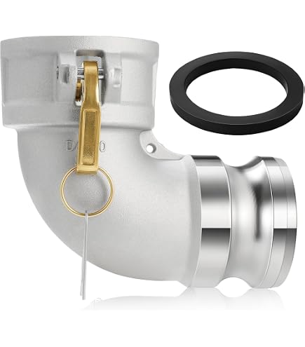 Coude 90° En Aluminium Pour Raccord Rapide Type DA - 2 Pouces, Raccord Camlock Femelle/mâle