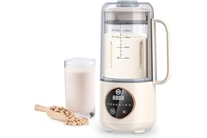 BUAIAHUG 45oz Nut Milk Maker,10 in 1 Homemade Plant-Based Milk, Almond Milk, Soy Milk, Oat Milk, Coconut Milk & More,Multifunctional/12 Hours Timer/Auto-clean/Room Temp/Keep Warm/Boil