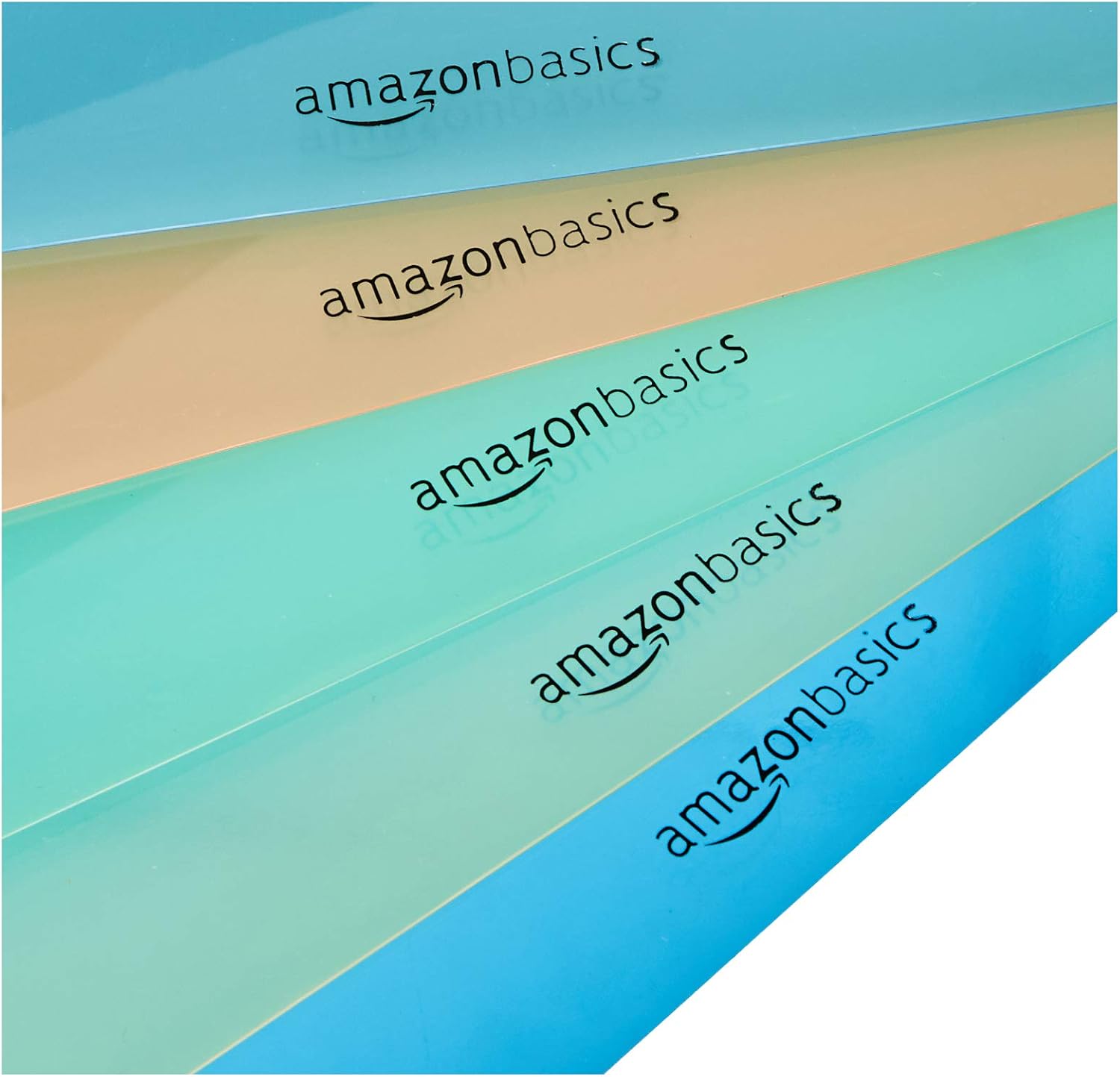 Basics Binder Organizer Poly Jacket, 3 Hole Punch, Assorted Colors, Pack of 25 : Office Products