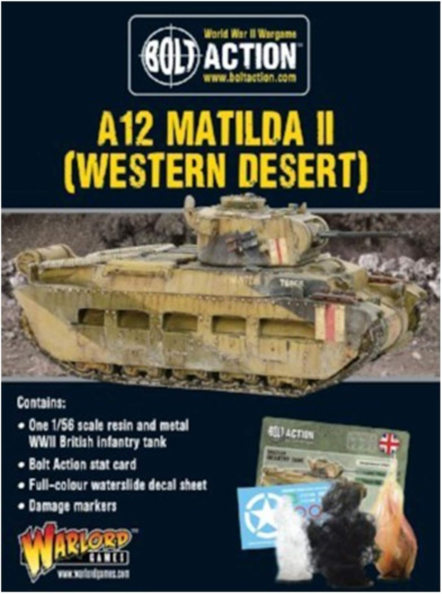Bolt Action Warlord Games,, A12 Matilda II (Western Desert)