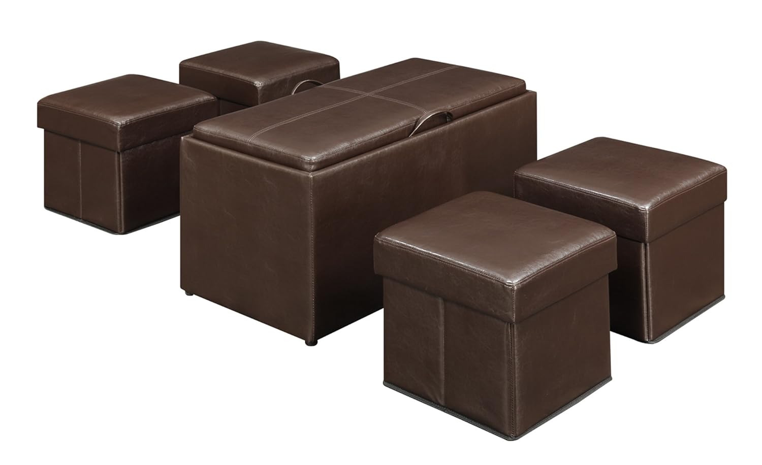 Best storage bench ottoman espresso with storage