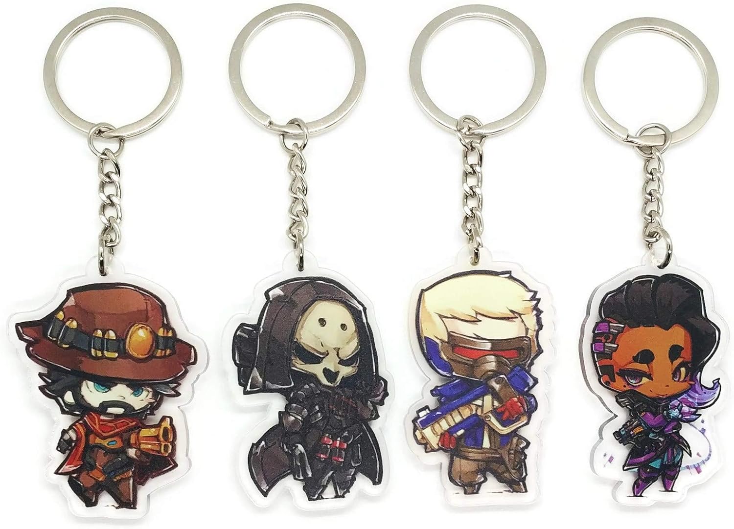 overwatch reaper keychain
