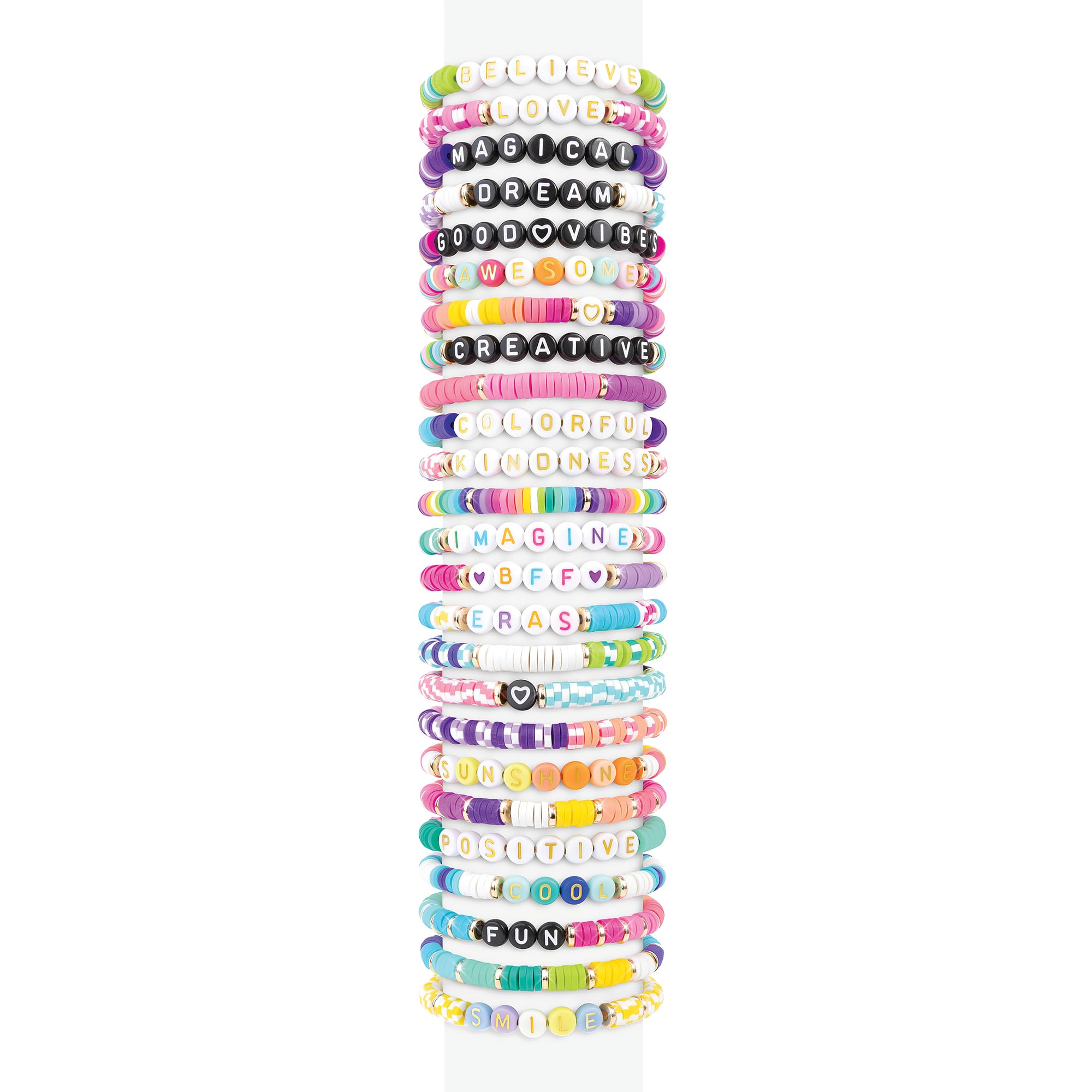 Make It Real Swift Clicks Deluxe Bracelet Studio - Create Colorful Friendship Bracelets with Swift Clicks Deluxe Design Tool - Includes Beads and Charms