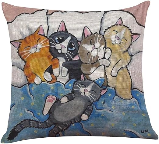 Clearance Cute Cushion Cover Cat Sofa Bed Home Decoration