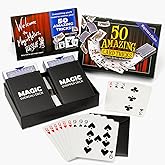 Magic Makers 50 Amazing Card Tricks Kit for All Ages with Trick Decks Included