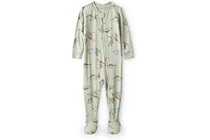 Carter's baby-boys Purelysoft Long-sleeve 2-way Zip Pajamas